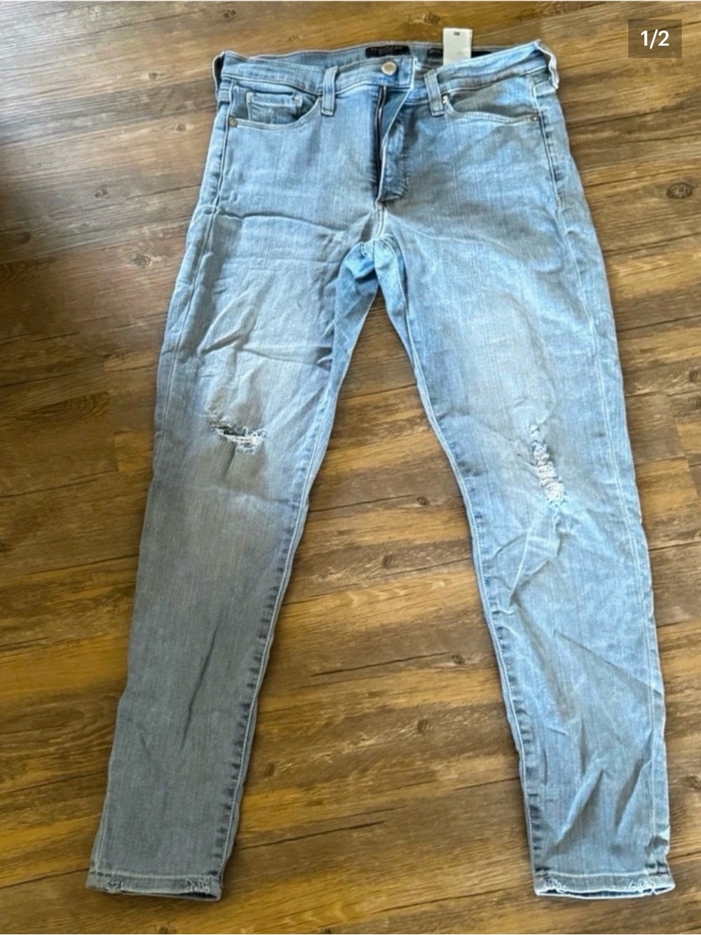 Banana Republic Light Wash Mid Rise Skinny Leg Jeans Size 28